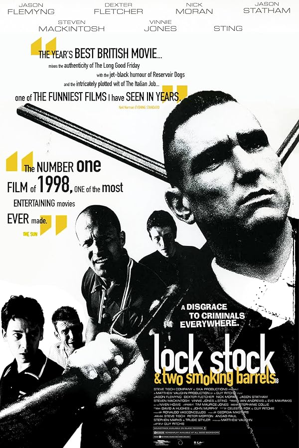 تماشای فیلم چخماق، قنداق و دو لوله پر از دود Lock Stock and Two Smoking Barrels 1998